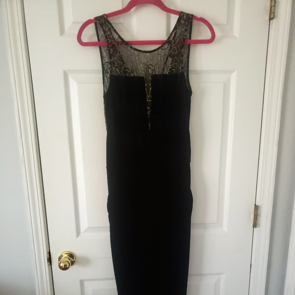 Black lace jumpsuit